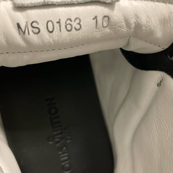 Louis Vuitton LV6 Men's 6 Camo X Black Leather Spitfire High Top Sneaker - Picture 5 of 13